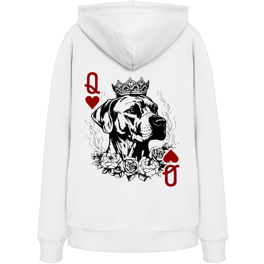 Herzkönigin Rhodesian Ridgeback - Organic Hoodie