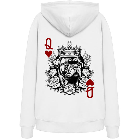 Herzkönigin Bordeauxdogge - Organic Hoodie