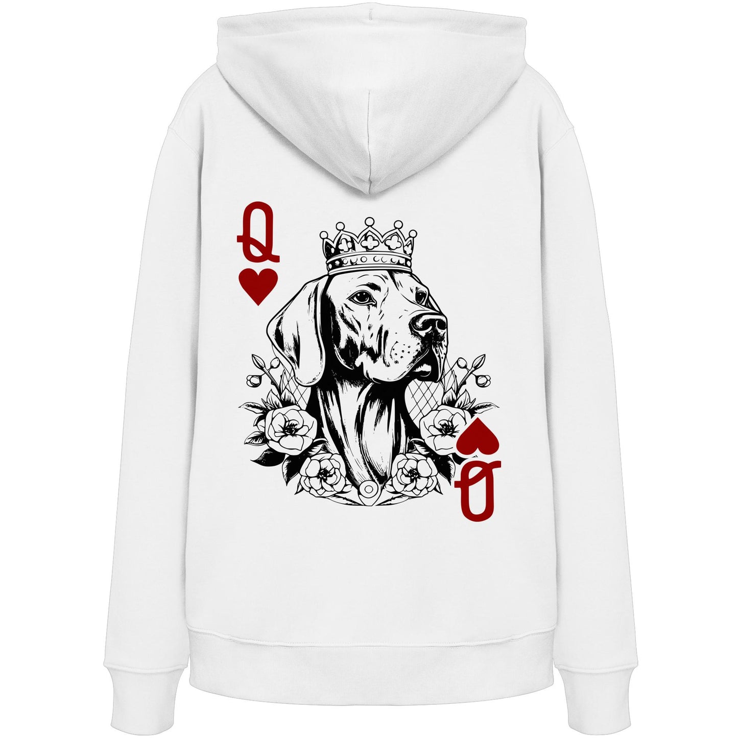 Herzkönigin Vizsla - Organic Hoodie