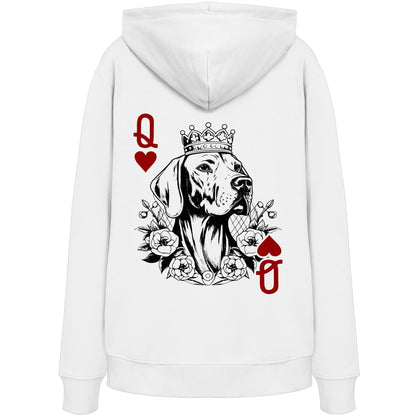 Herzkönigin Vizsla - Organic Hoodie