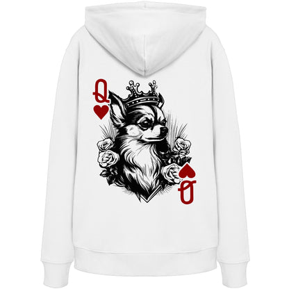 Herzkönigin Chihuahua - Organic Hoodie