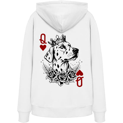Herzkönigin Dalmatiner - Organic Hoodie