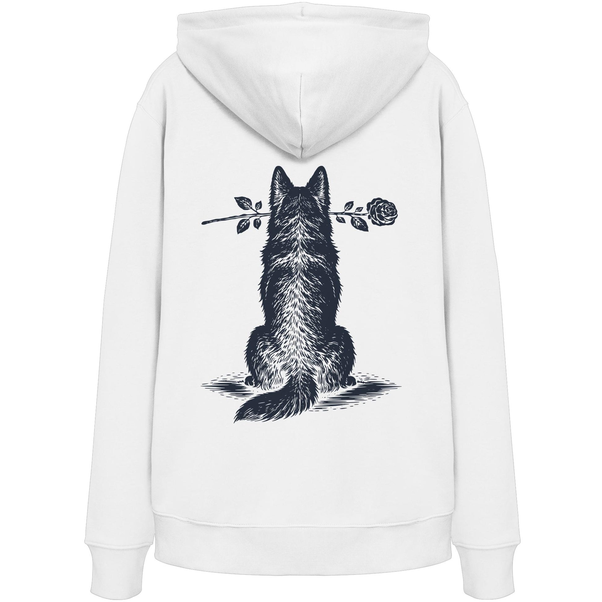 Silent Loyalty - Berger Blanc Suisse - Organic Hoodie