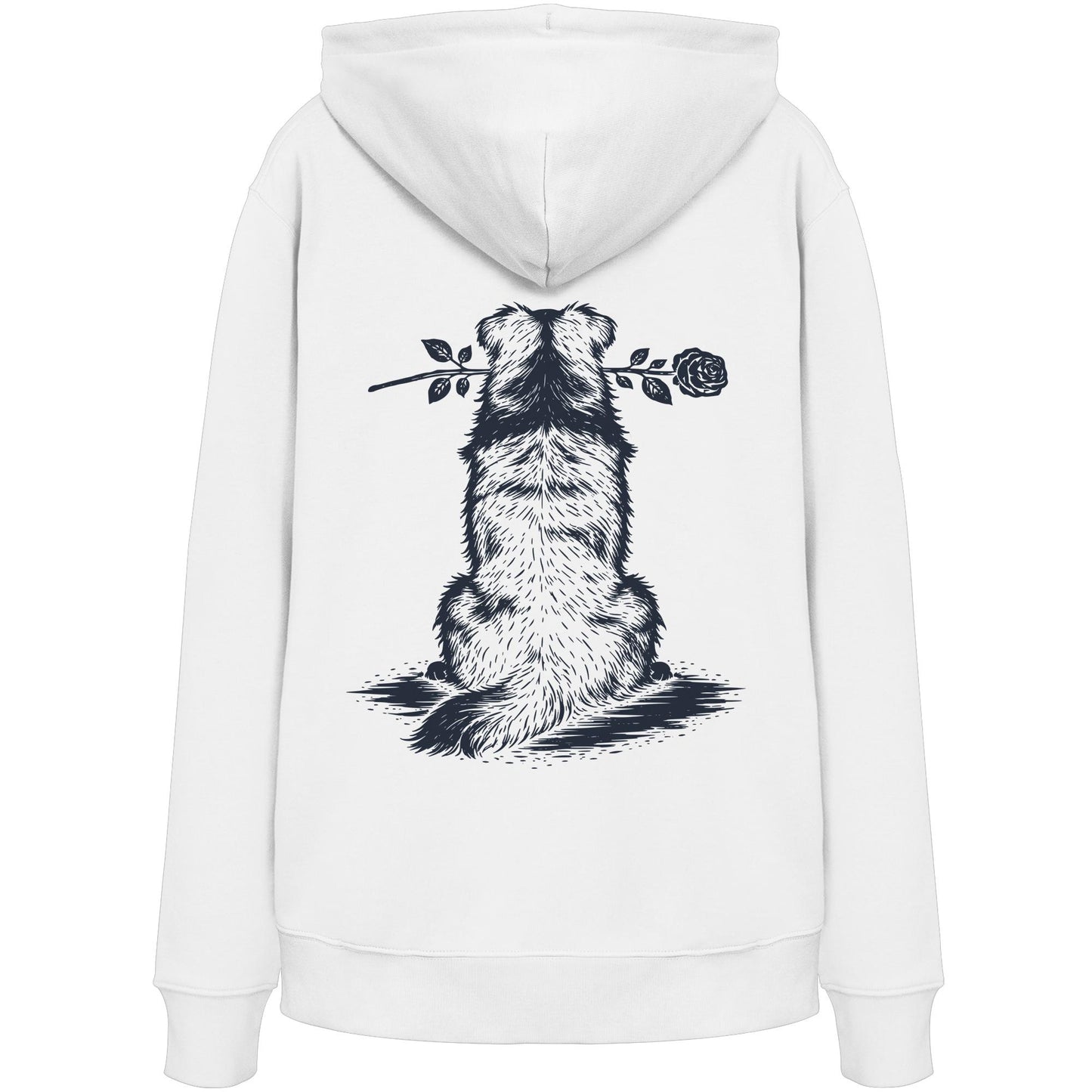 Silent Loyalty - Australian Shepherd - Organic Hoodie