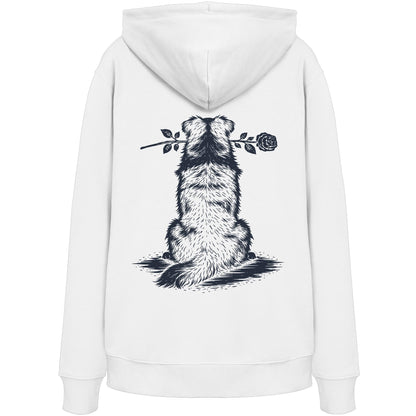 Silent Loyalty - Australian Shepherd - Organic Hoodie