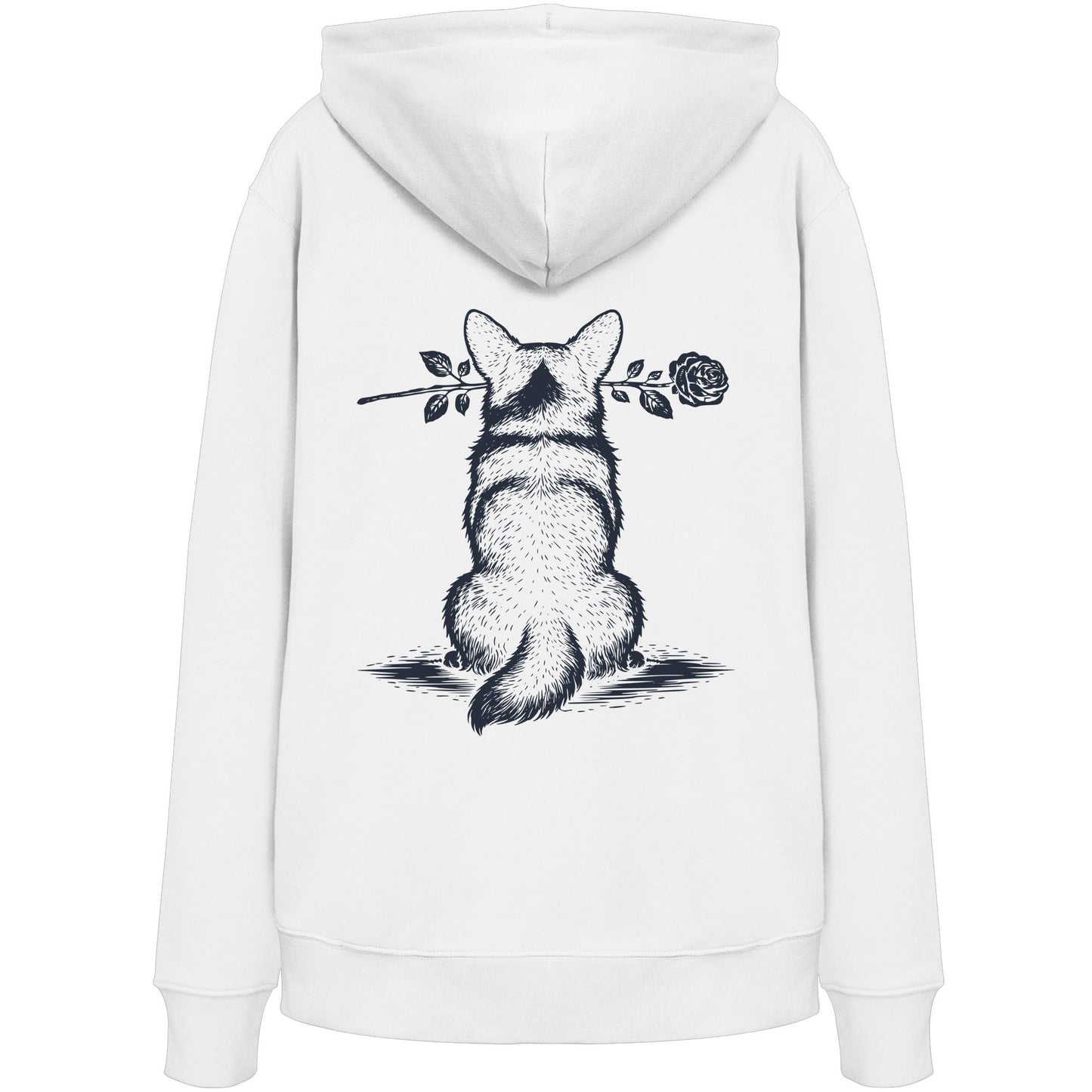 Silent Loyalty - Corgi - Organic Hoodie