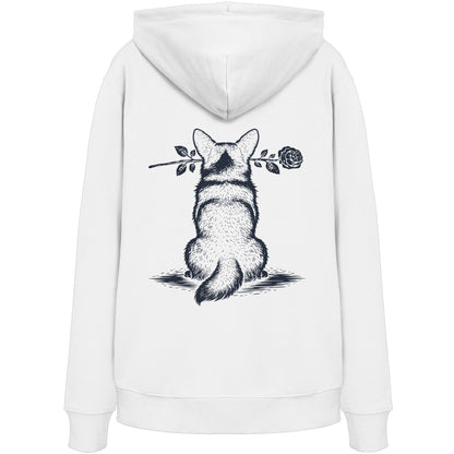 Silent Loyalty - Corgi - Organic Hoodie