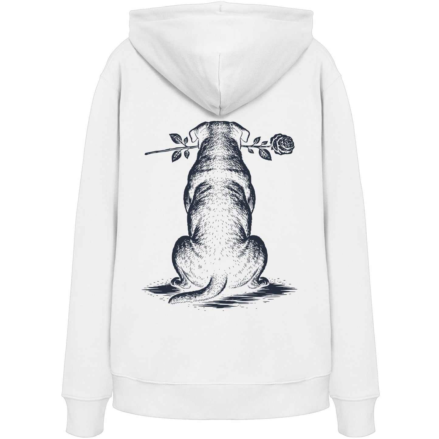 Silent Loyalty - Bordeauxdogge - Organic Hoodie