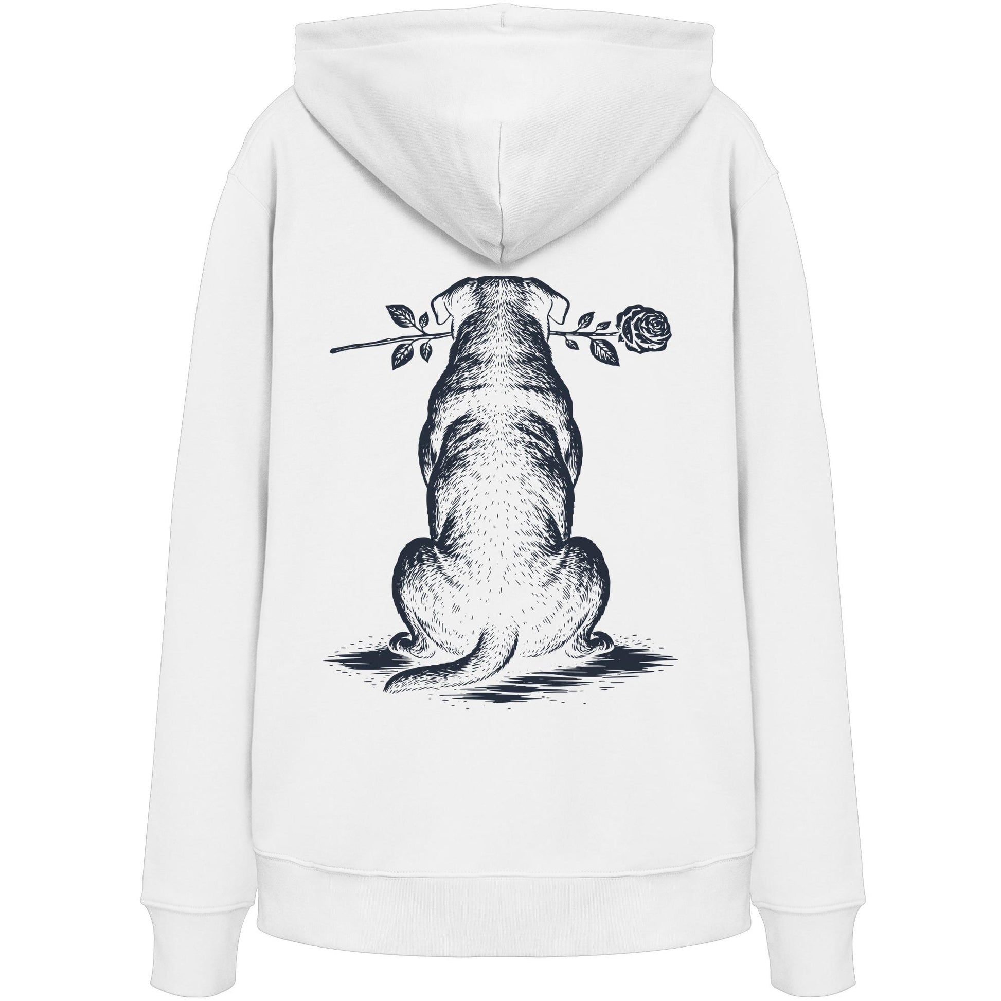 Silent Loyalty - Bordeauxdogge - Organic Hoodie