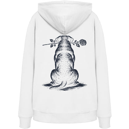 Silent Loyalty - Bordeauxdogge - Organic Hoodie