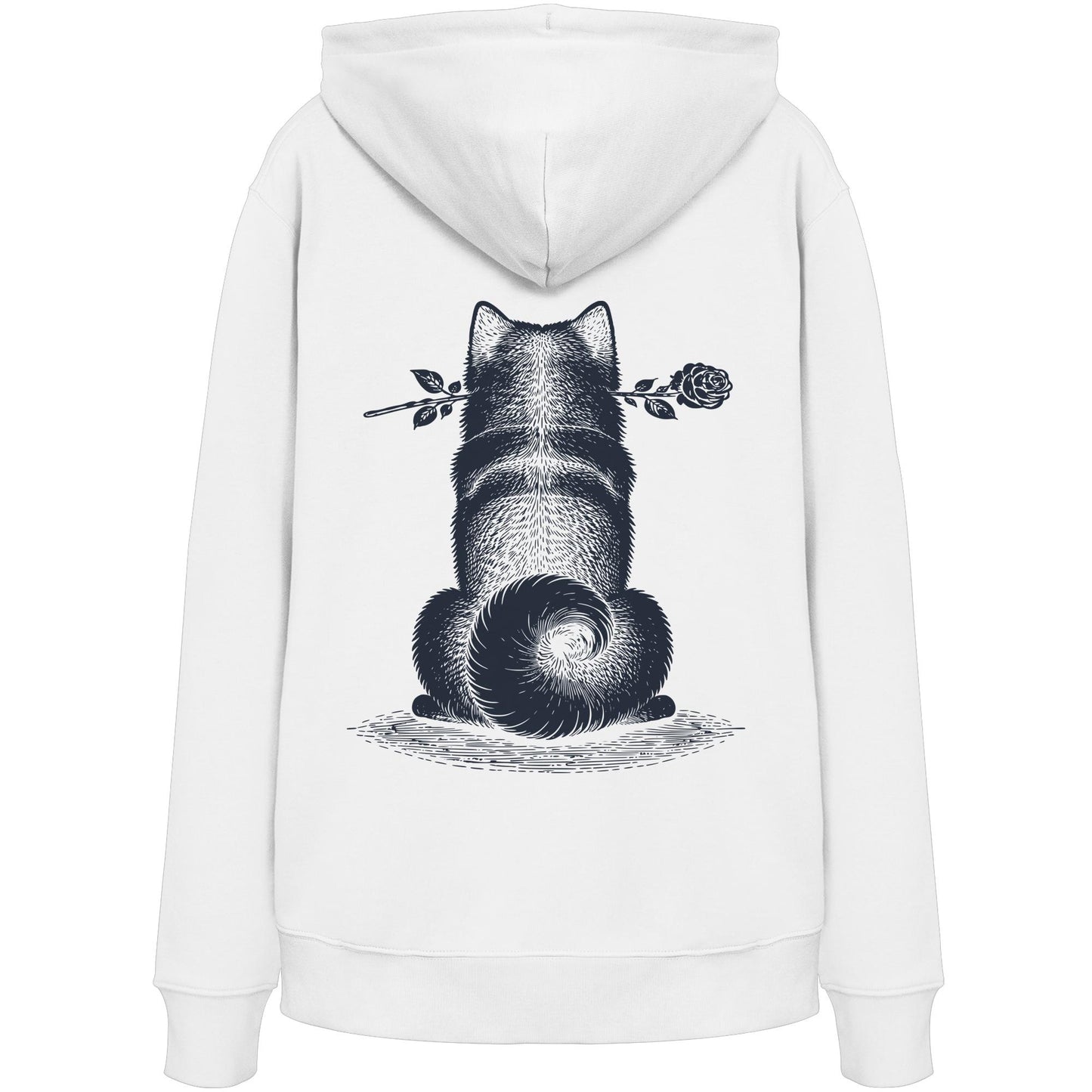 Silent Loyalty - American Akita - Organic Hoodie