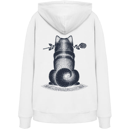 Silent Loyalty - American Akita - Organic Hoodie