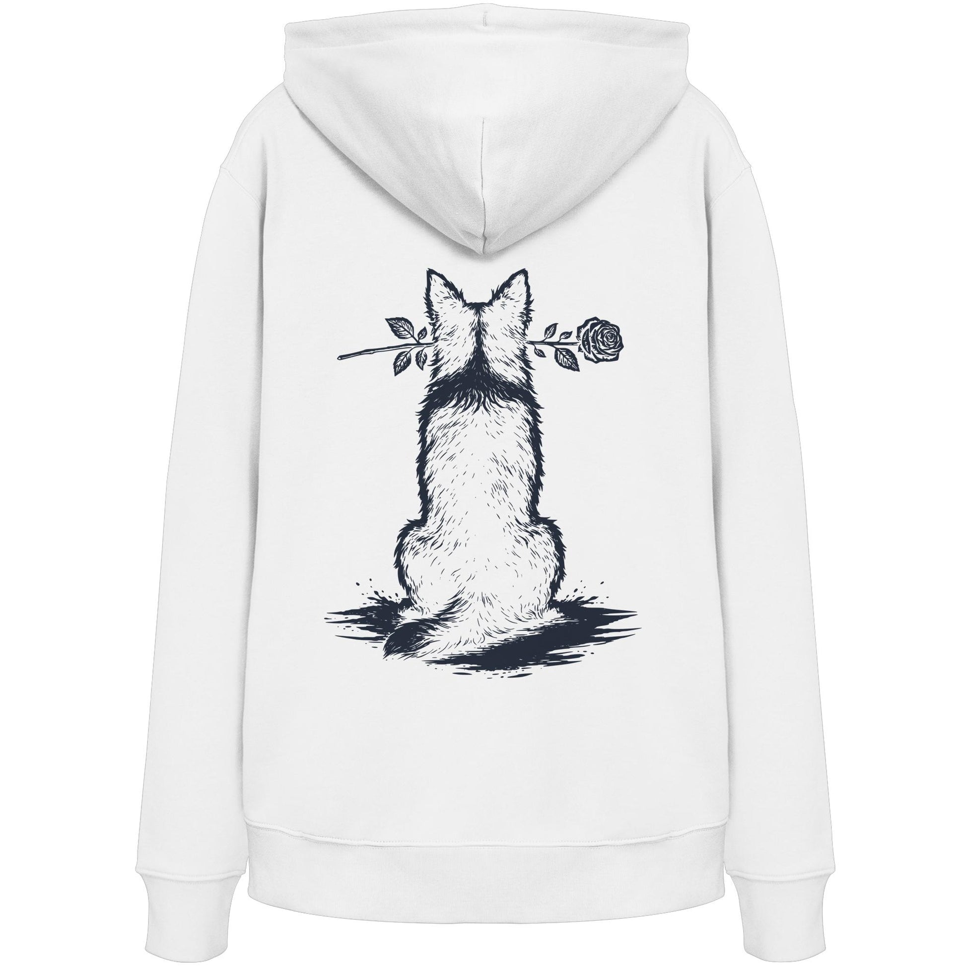 Silent Loyalty - Border Collie (Stehohren) - Organic Hoodie
