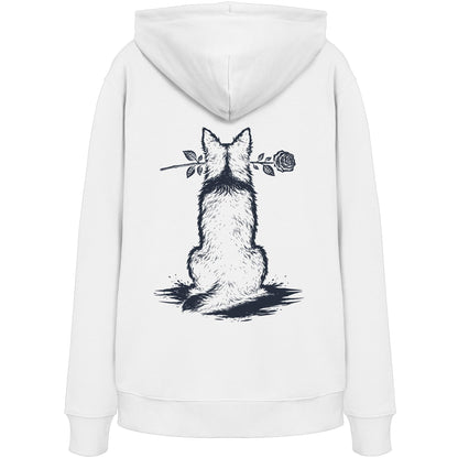 Silent Loyalty - Border Collie (Stehohren) - Organic Hoodie