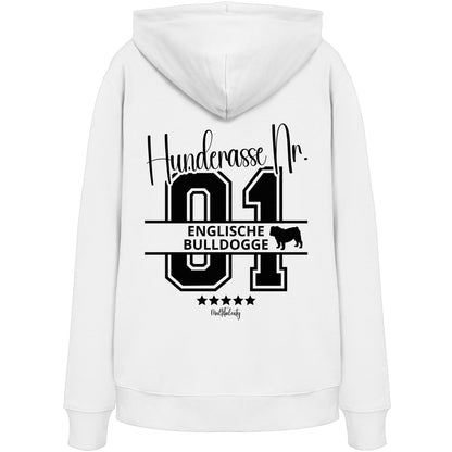 Nr. 01 Englische Bulldogge - Organic Hoodie
