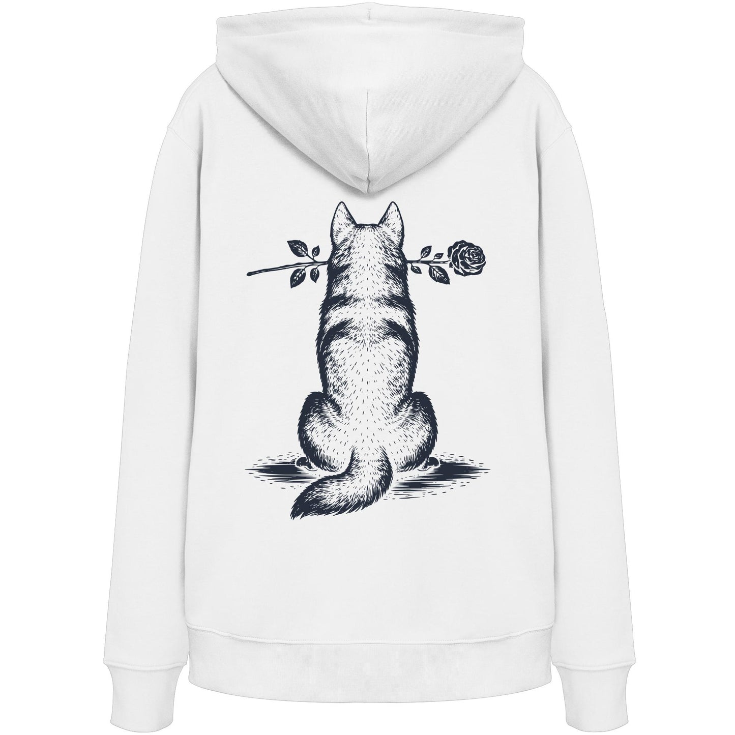 Silent Loyalty - Husky - Organic Hoodie
