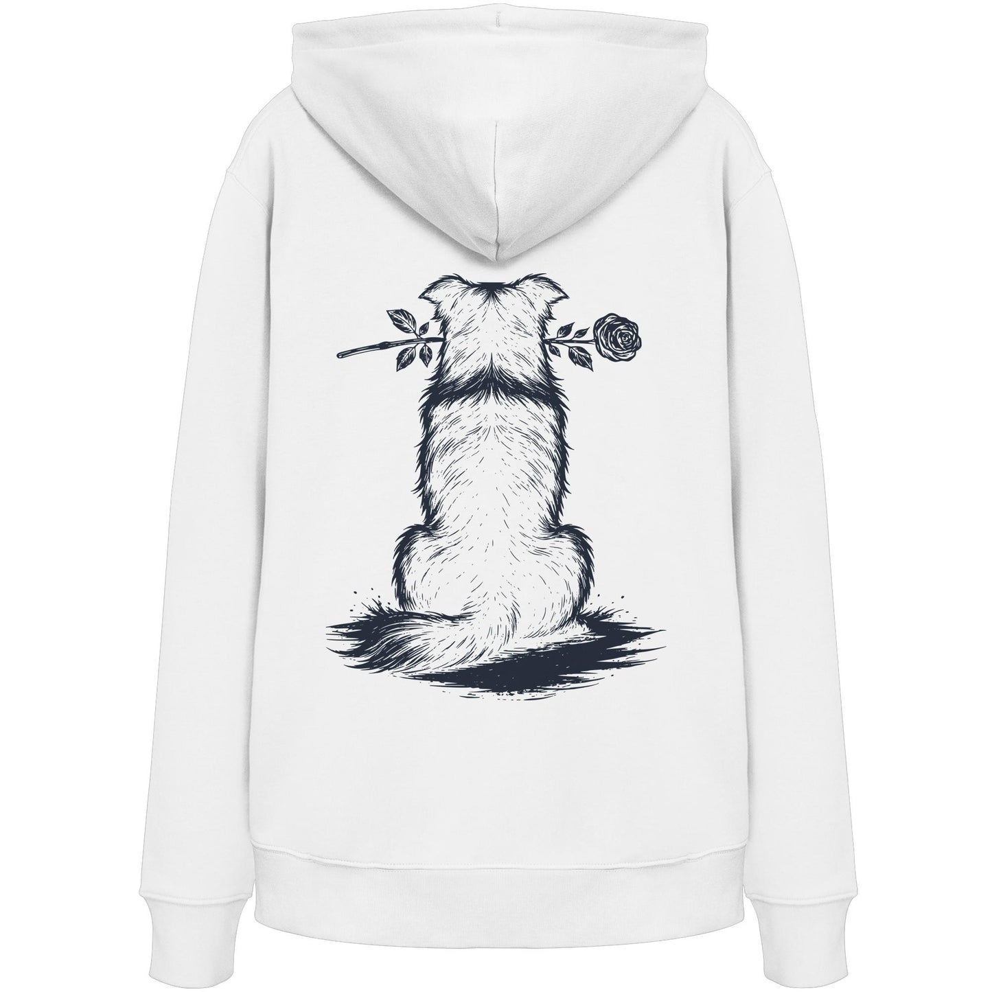Silent Loyalty - Border Collie - Organic Hoodie