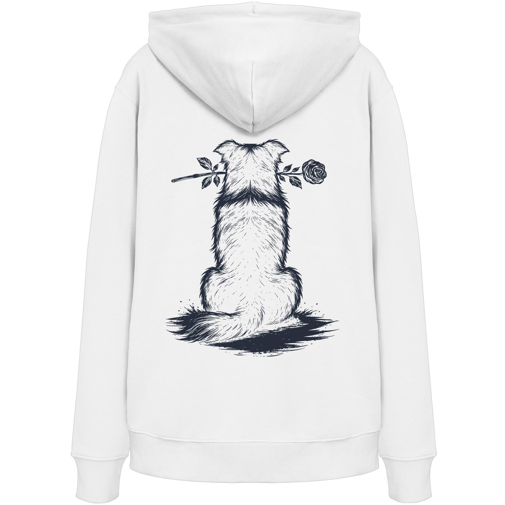 Silent Loyalty - Border Collie - Organic Hoodie