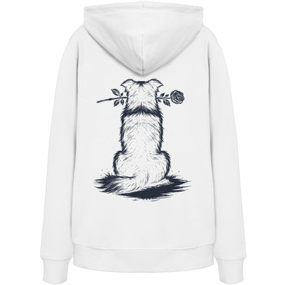 Silent Loyalty - Border Collie - Organic Hoodie