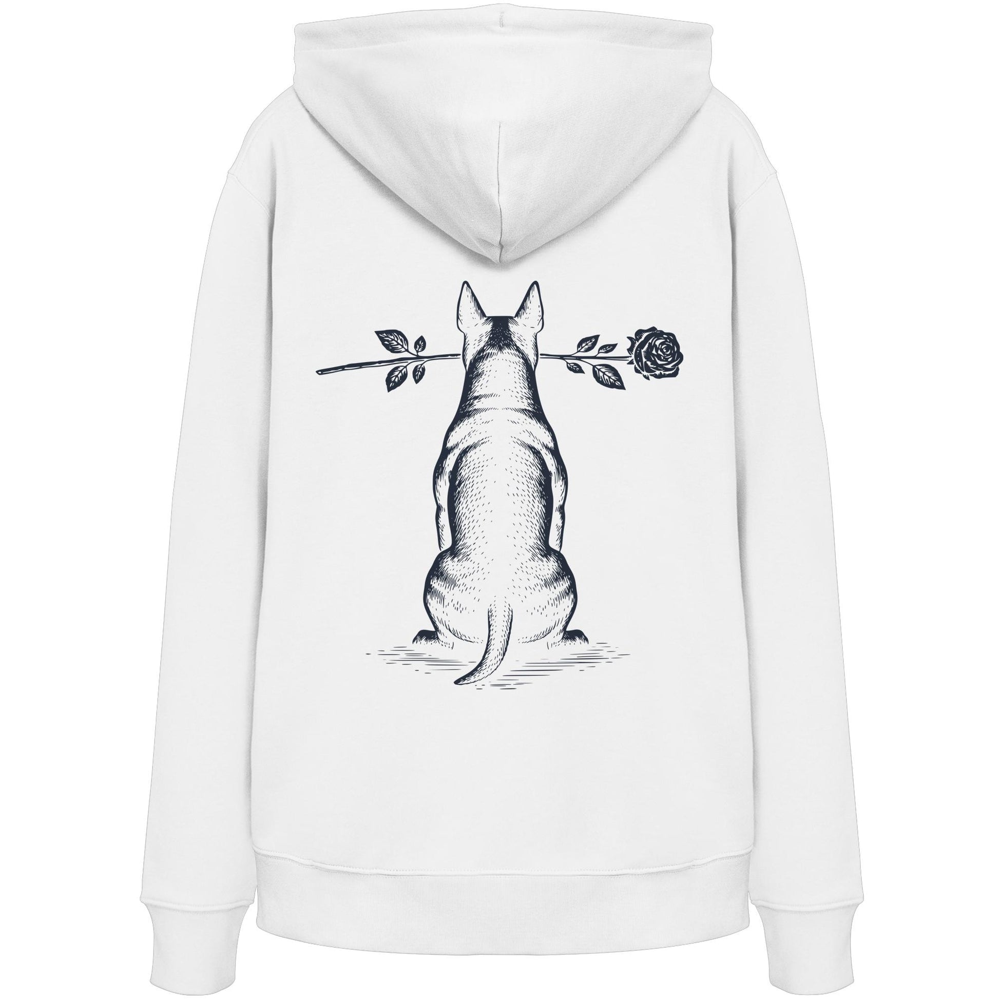 Silent Loyalty - Bullterrier - Organic Hoodie