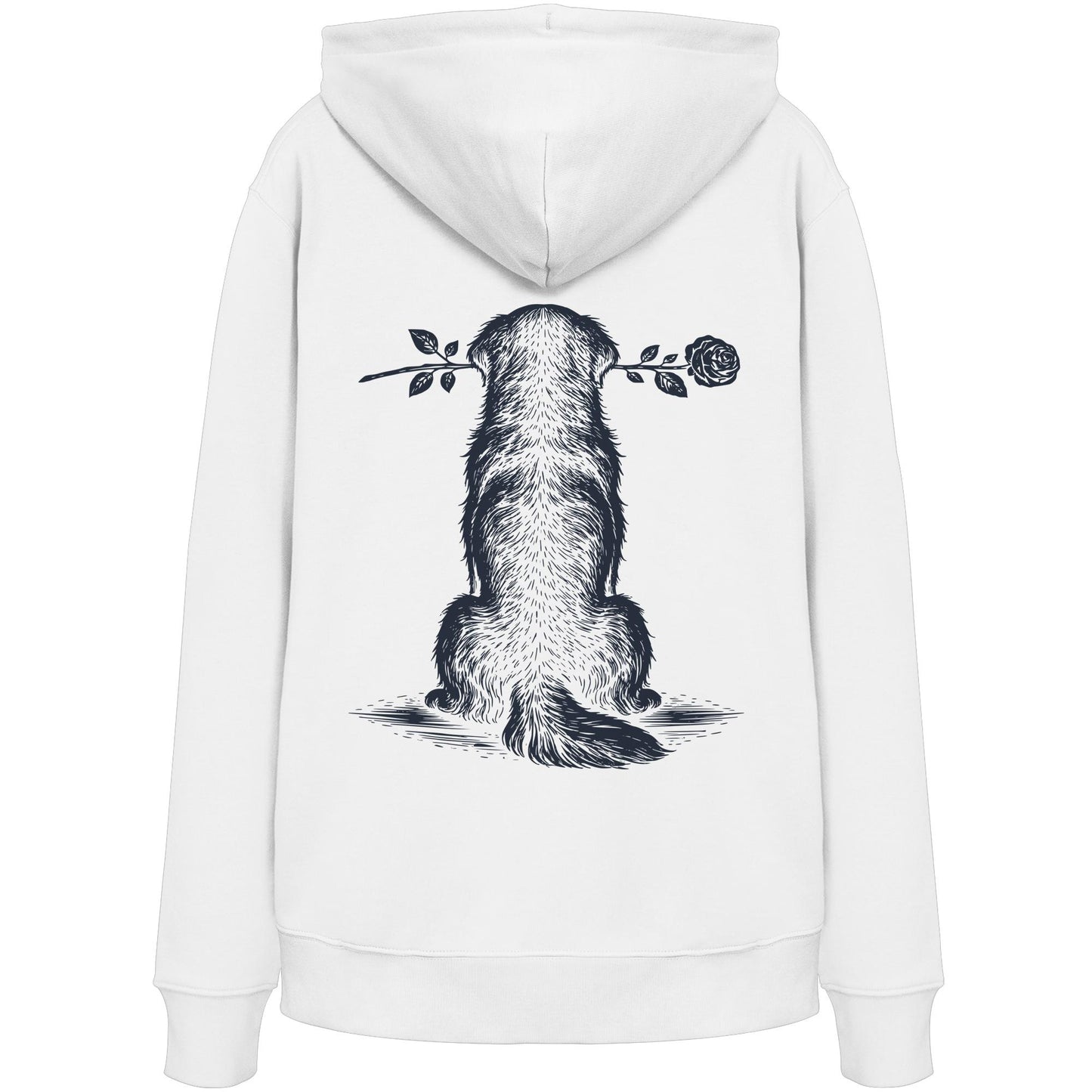 Silent Loyalty - Golden Retriever - Organic Hoodie