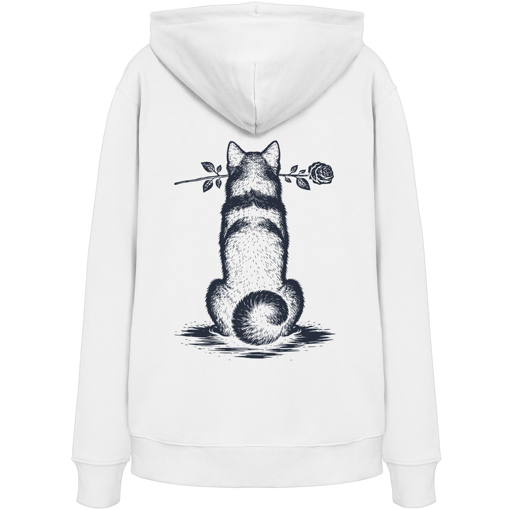 Silent Loyalty - Akita - Organic Hoodie