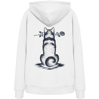 Silent Loyalty - Akita - Organic Hoodie