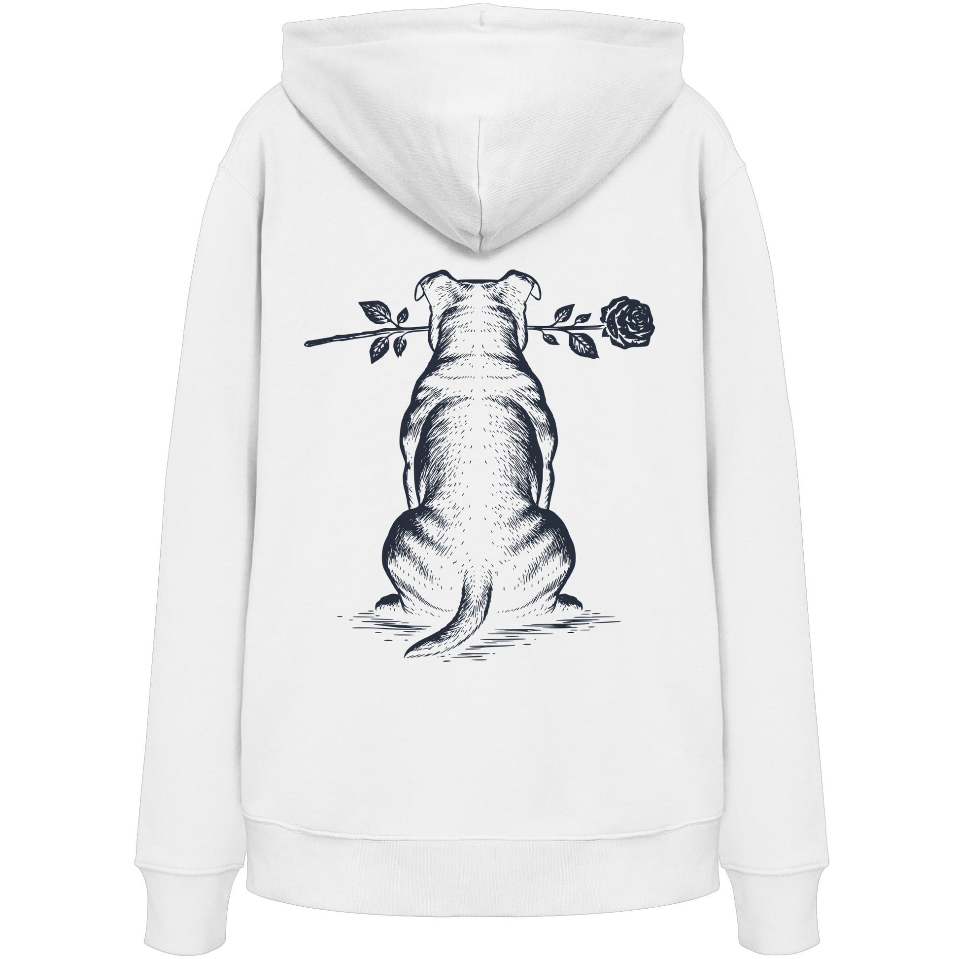 Silent Loyalty - Staffordshire Bullterrier - Organic Hoodie