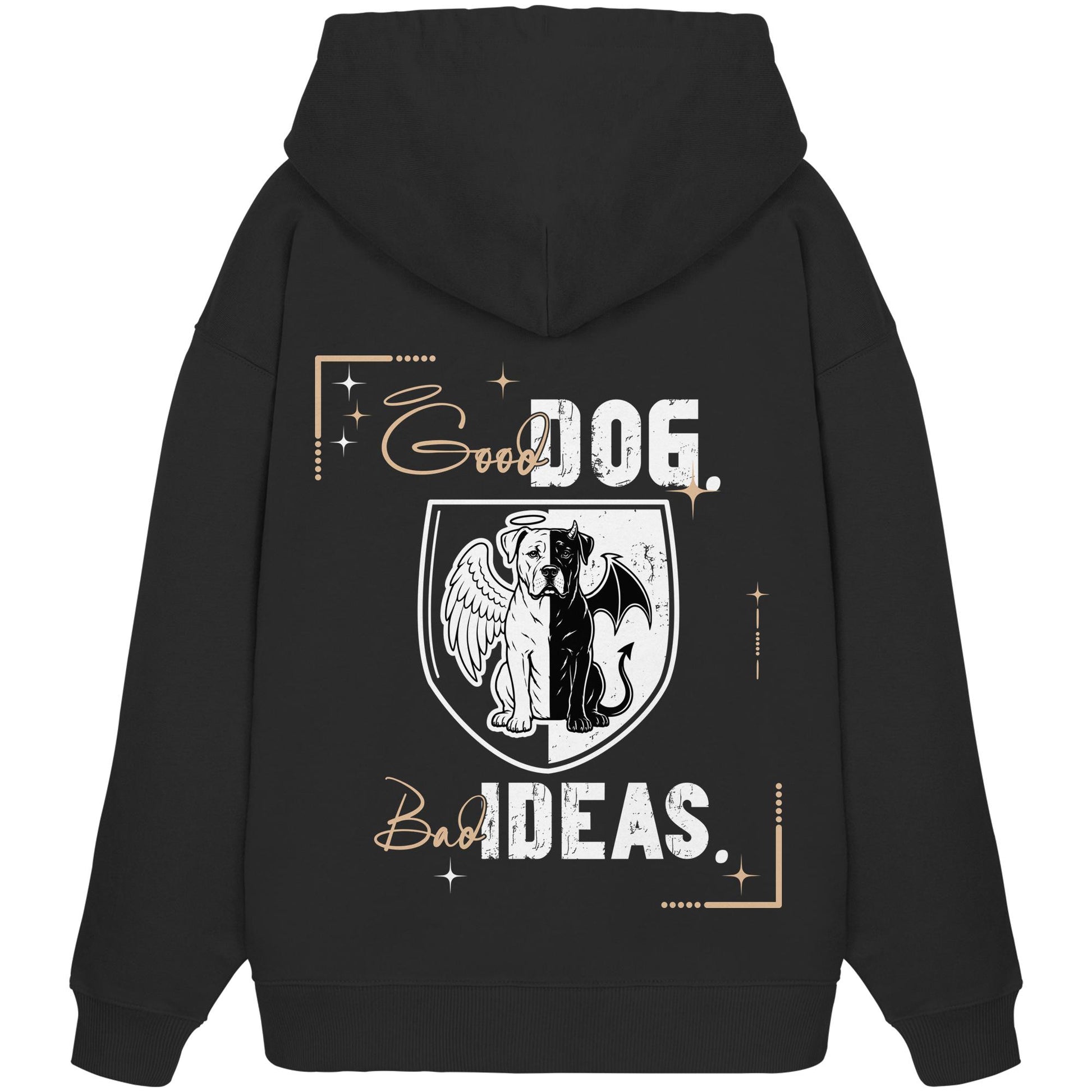 Good Dog. Bad Ideas. - Presa Canario - Organic Oversize Hoodie