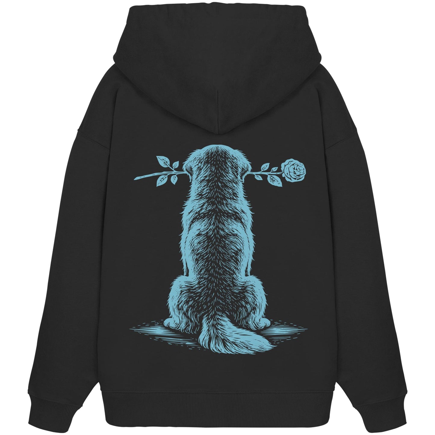 Silent Loyalty - Golden Retriever - Organic Oversize Hoodie
