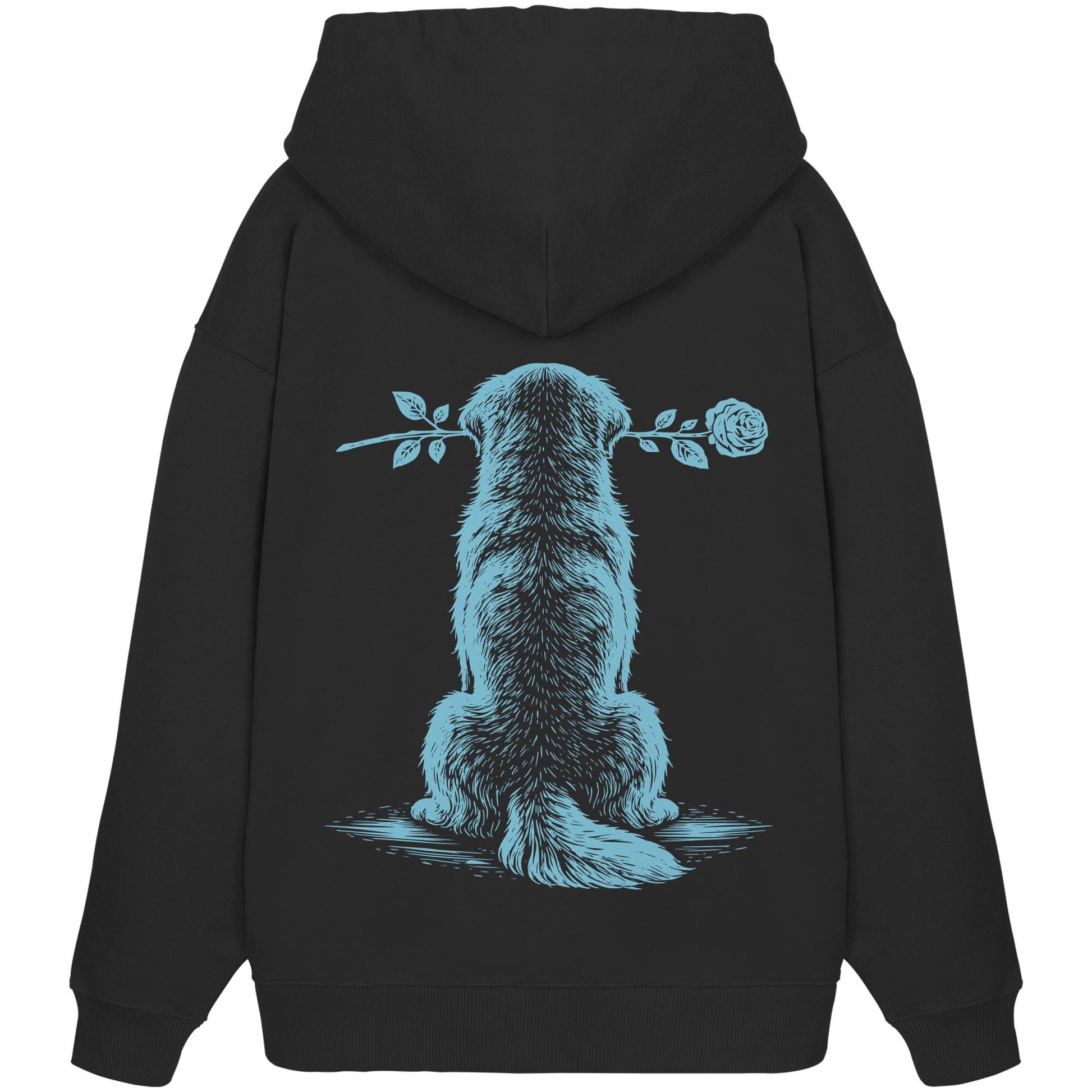 Silent Loyalty - Golden Retriever - Organic Oversize Hoodie