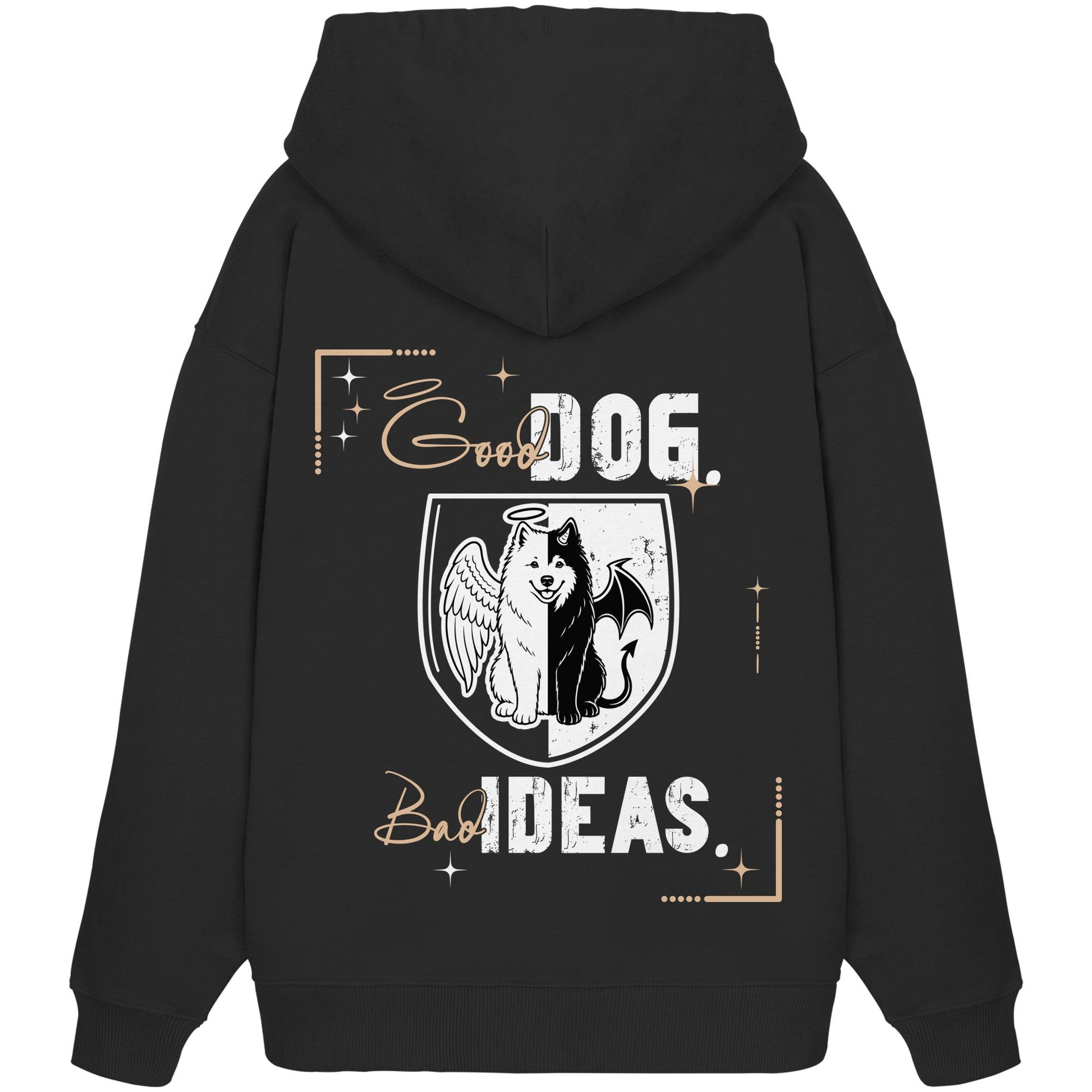 Good Dog. Bad Ideas. - Samojede - Organic Oversize Hoodie