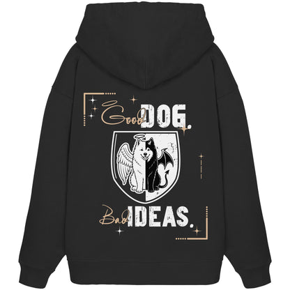 Good Dog. Bad Ideas. - Samojede - Organic Oversize Hoodie