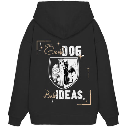 Good Dog. Bad Ideas. - Akita - Organic Oversize Hoodie