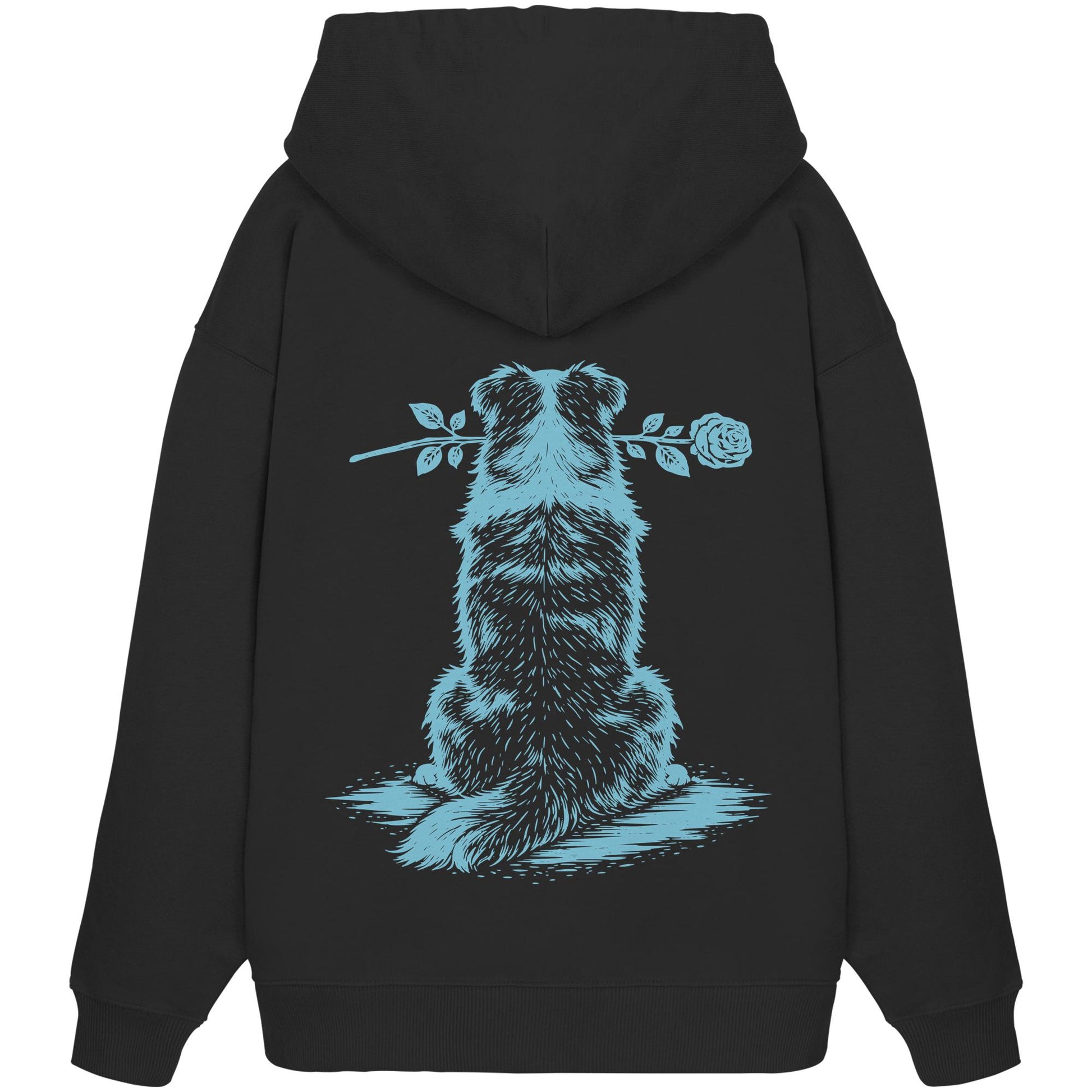 Silent Loyalty - Australian Shepherd - Organic Oversize Hoodie