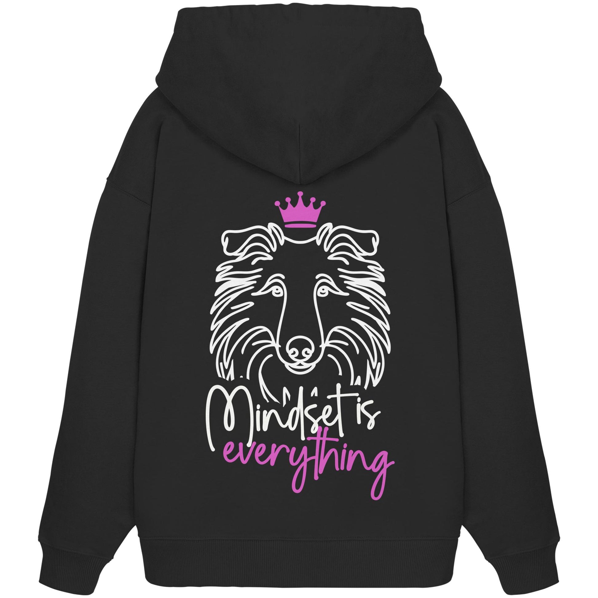 Collie - Mindset is everything - Organic Oversize Hoodie