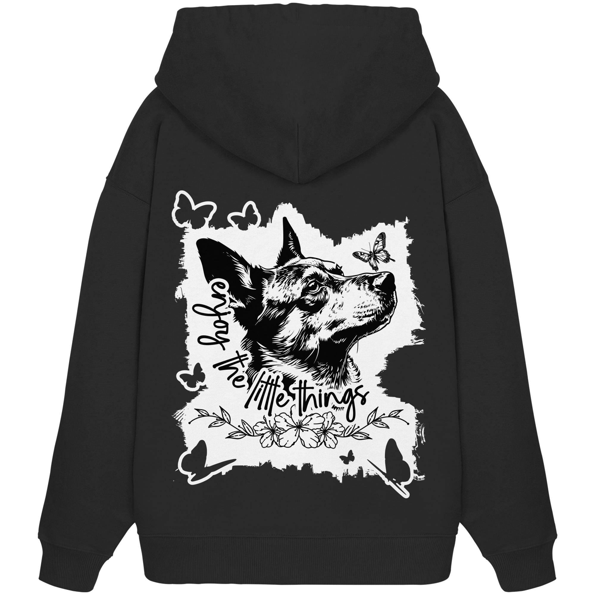 Australian Cattle Dog - enjoy the little things - Organic Oversize Hoodie