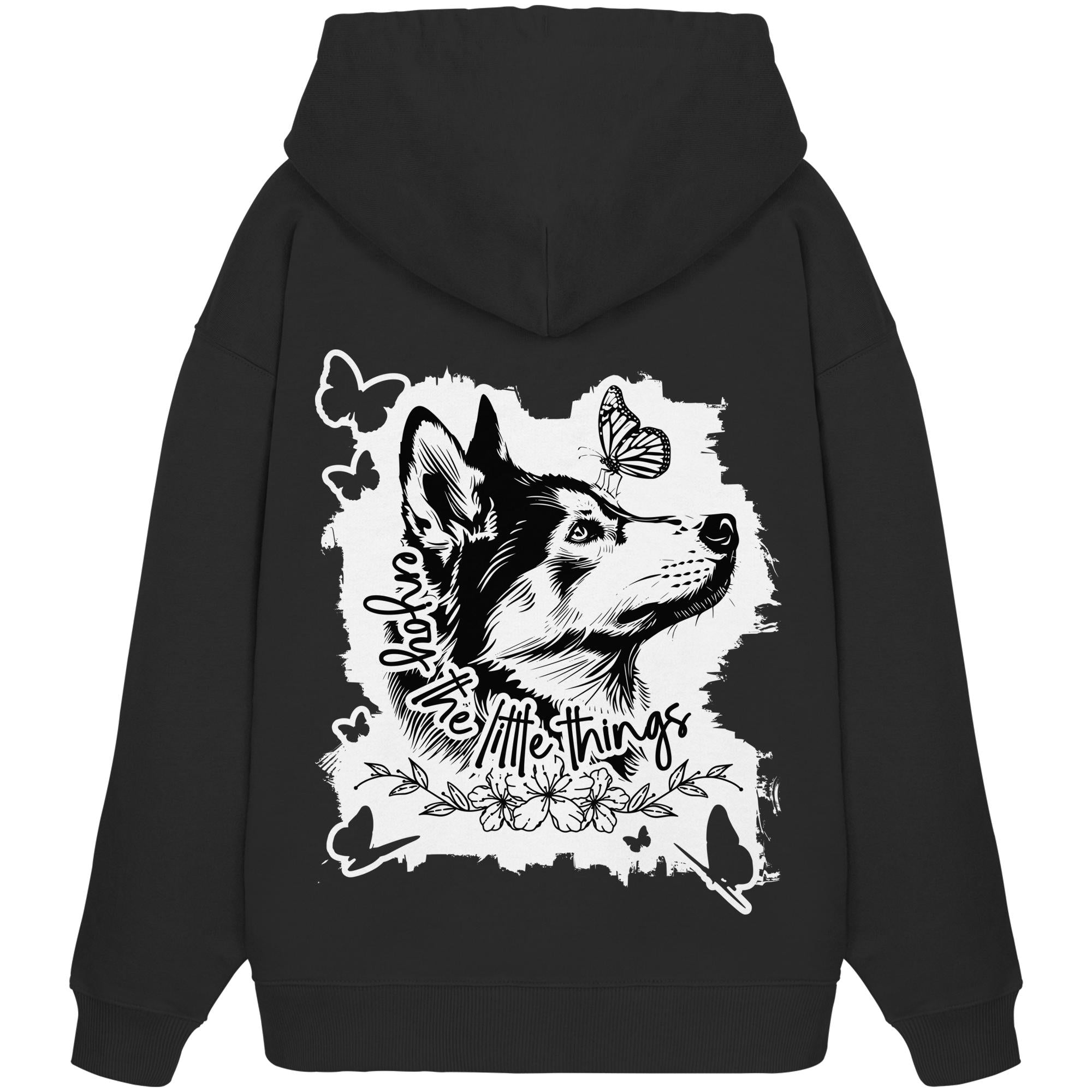 Husky - enjoy the little things - Organic Oversize Hoodie