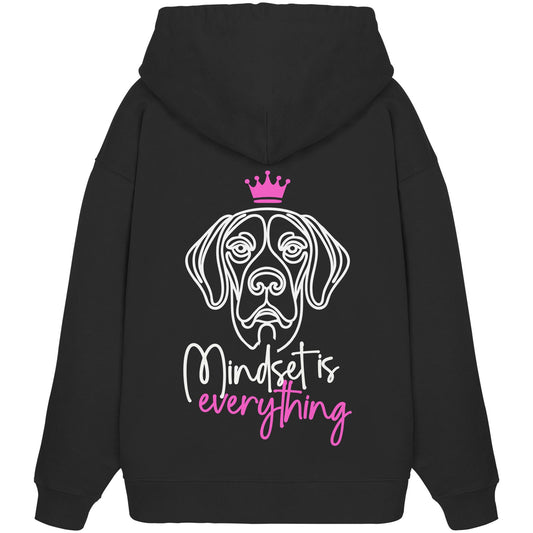 Deutsch Kurzhaar - Mindset is everything - Organic Oversize Hoodie
