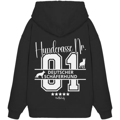 Nr. 01 Deutscher Schäferhund - Organic Oversize Hoodie