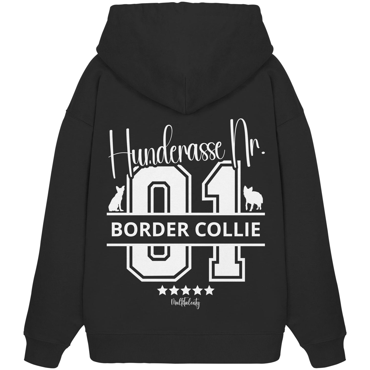 Nr. 01 Border Collie - Organic Oversize Hoodie