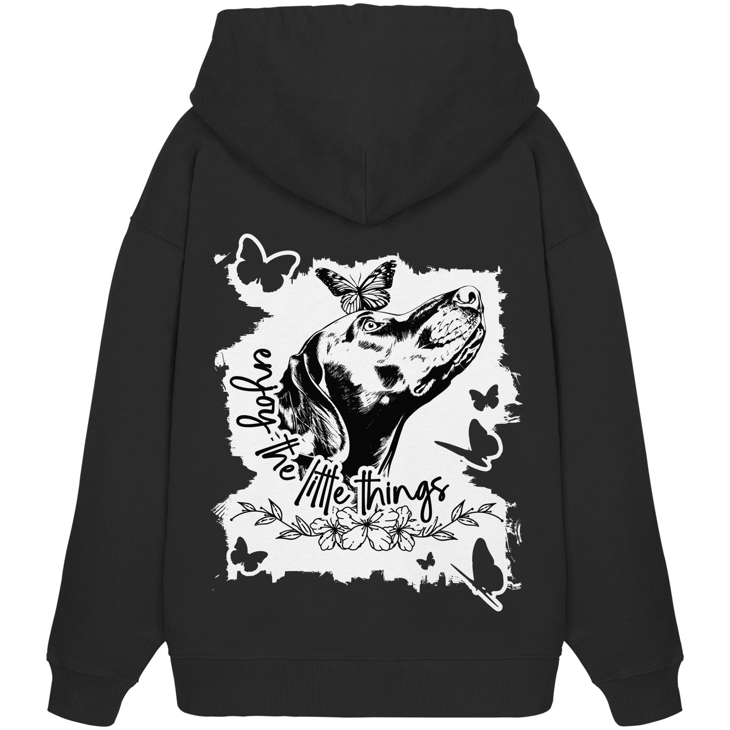 Weimaraner - enjoy the little things - Organic Oversize Hoodie