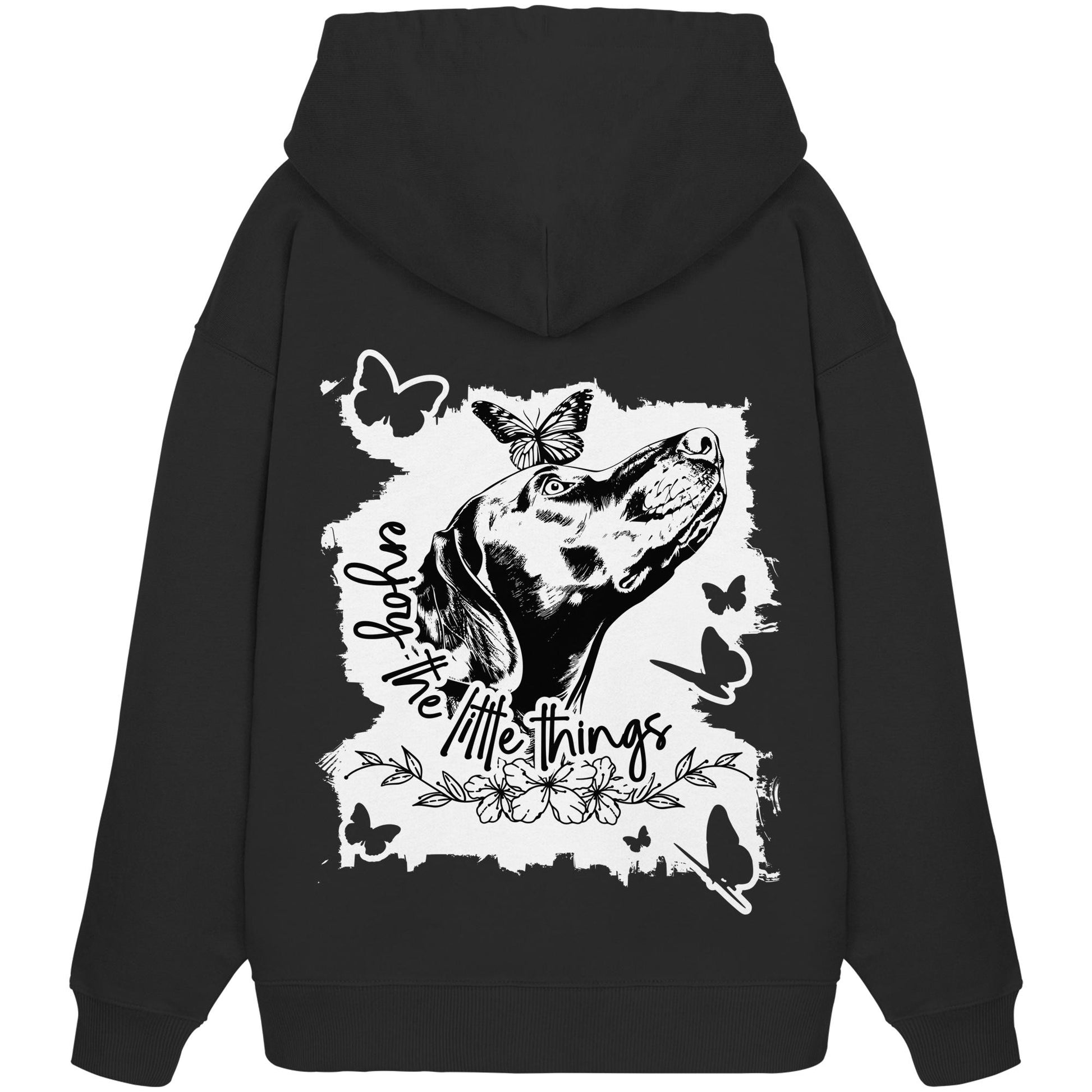 Weimaraner - enjoy the little things - Organic Oversize Hoodie