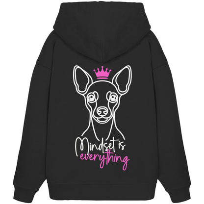 Zwergpinscher - Mindset is everything - Organic Oversize Hoodie