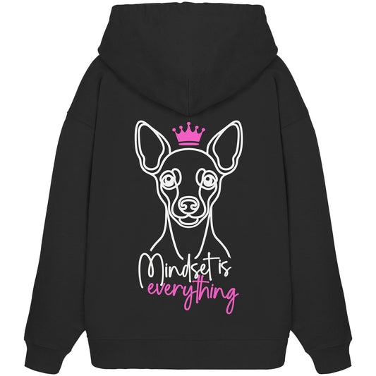 Zwergpinscher - Mindset is everything - Organic Oversize Hoodie
