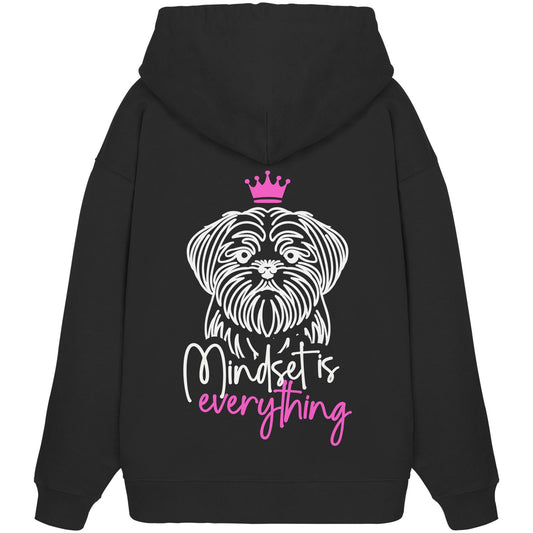 Shih Tzu - Mindset is everything - Organic Oversize Hoodie