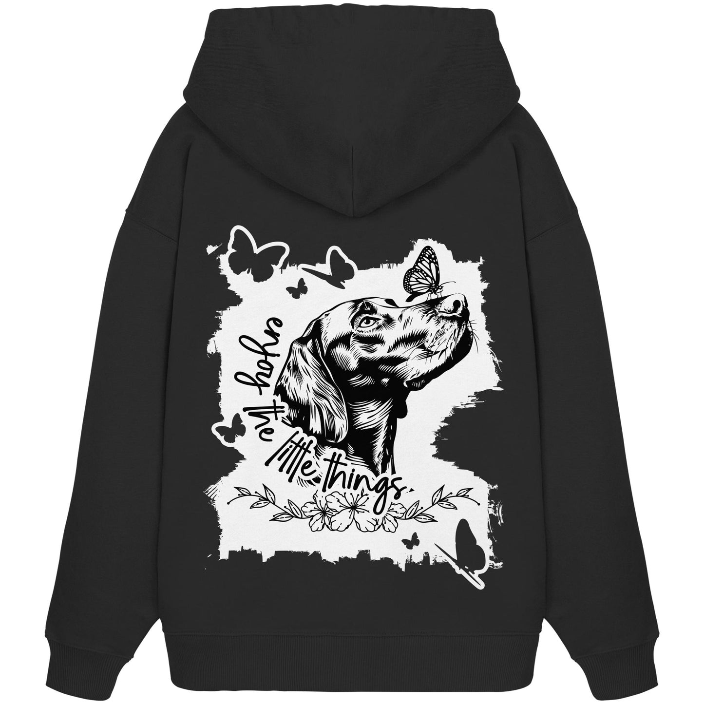 Vizsla - enjoy the little things - Organic Oversize Hoodie