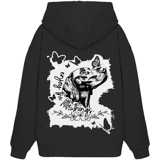 Vizsla - enjoy the little things - Organic Oversize Hoodie