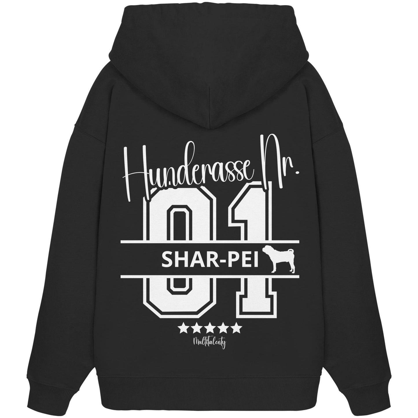 Nr. 01 Shar-Pei - Organic Oversize Hoodie