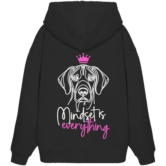 Vizsla - Mindset is everything - Organic Oversize Hoodie